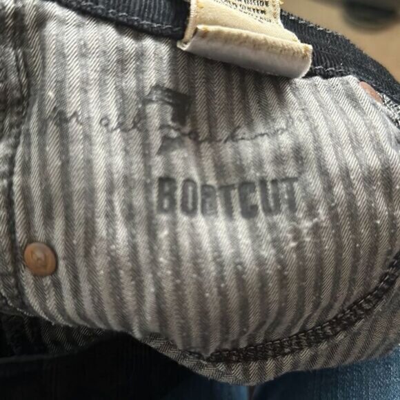 7 for all Mankind Womens Black Corduroy Pants size 26 cut # 717017 - Picture 10 of 10